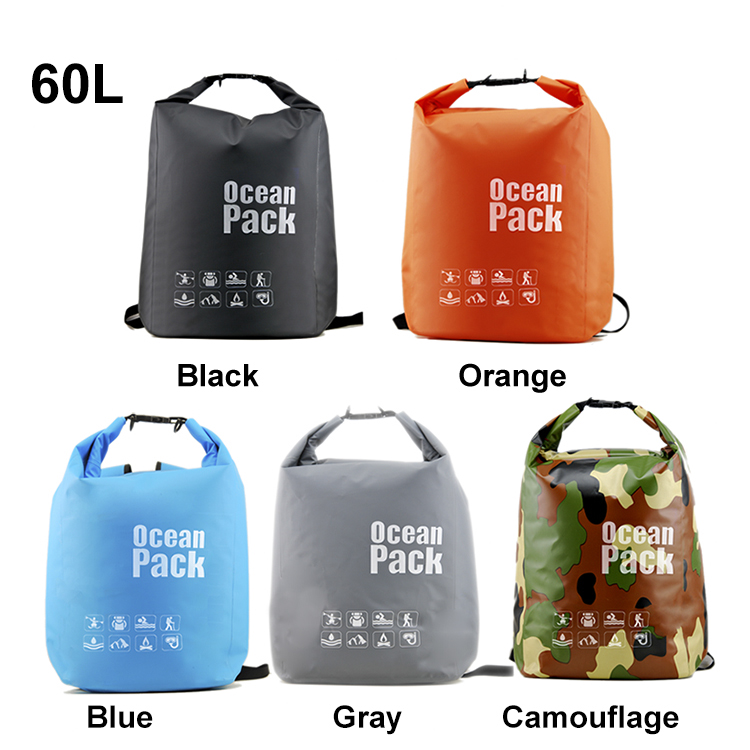 60L Dry Bags Waterproof Dry Backpack