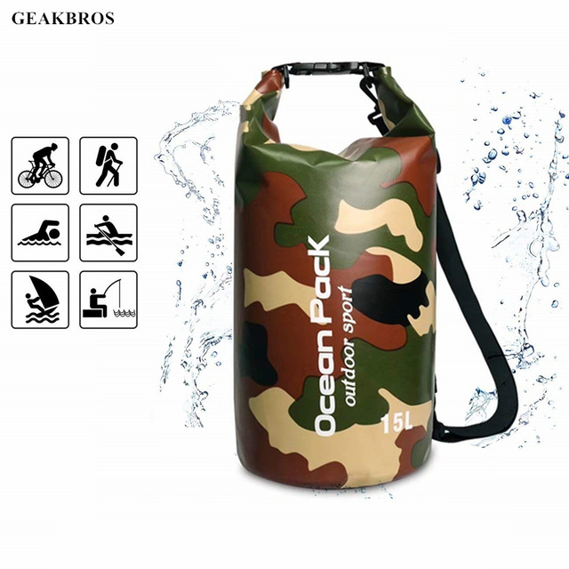 Camo Waterproof dry sack
