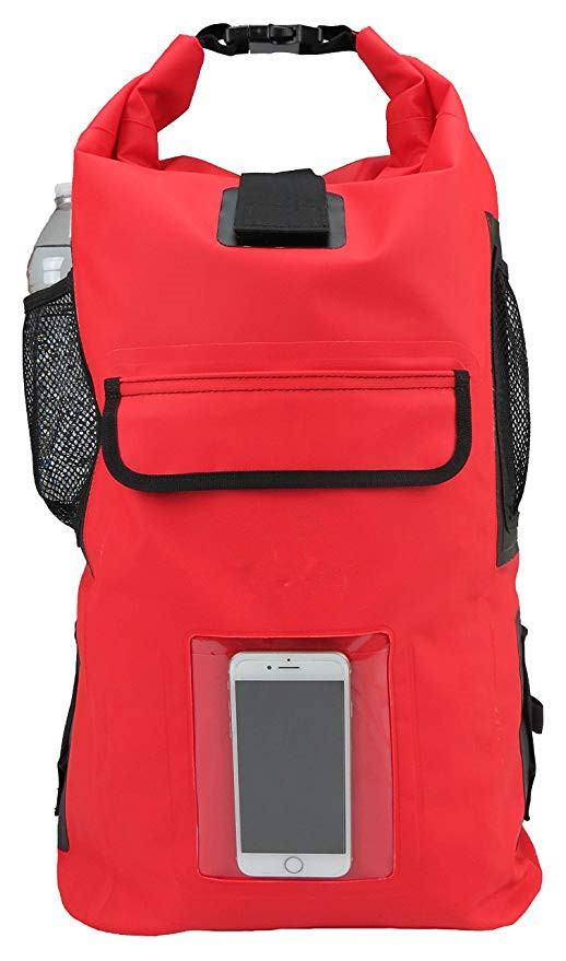 25L / 30L Dry Bag Backpack with Splash Proof Cell Phone Pocket