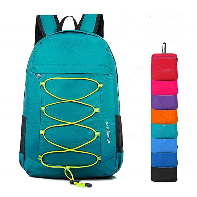 25L Nylon Foldable Backpack