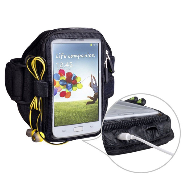 Universal Armband for 6inch below cellphone with earphone holder