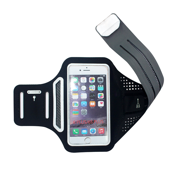 Lycra Sport Armband for 4.7inch / 5.5inch cellphone with back card insert